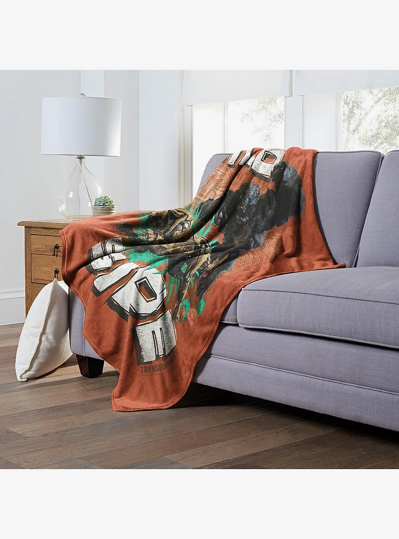 Transformers: Rise Of The Beasts Wild Side Silk Touch Throw