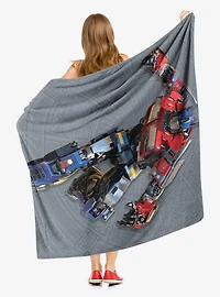 Transformers: Rise Of The Beasts Optimus Prime Silk Touch Throw