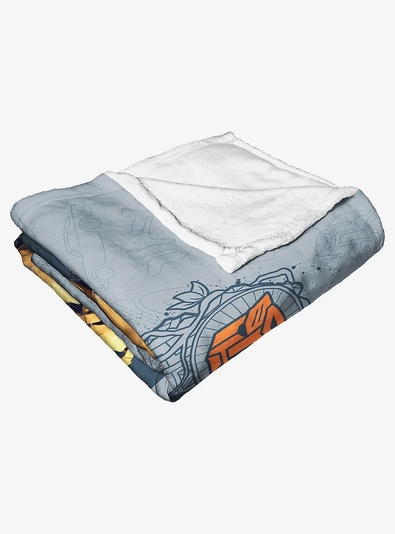 Transformers: Rise Of The Beasts Bumblebee Silk Touch Throw
