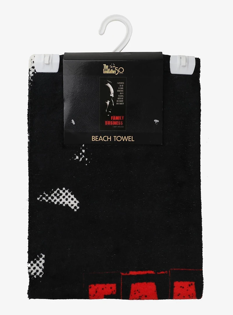 The Godfather Family Business Beach Towel