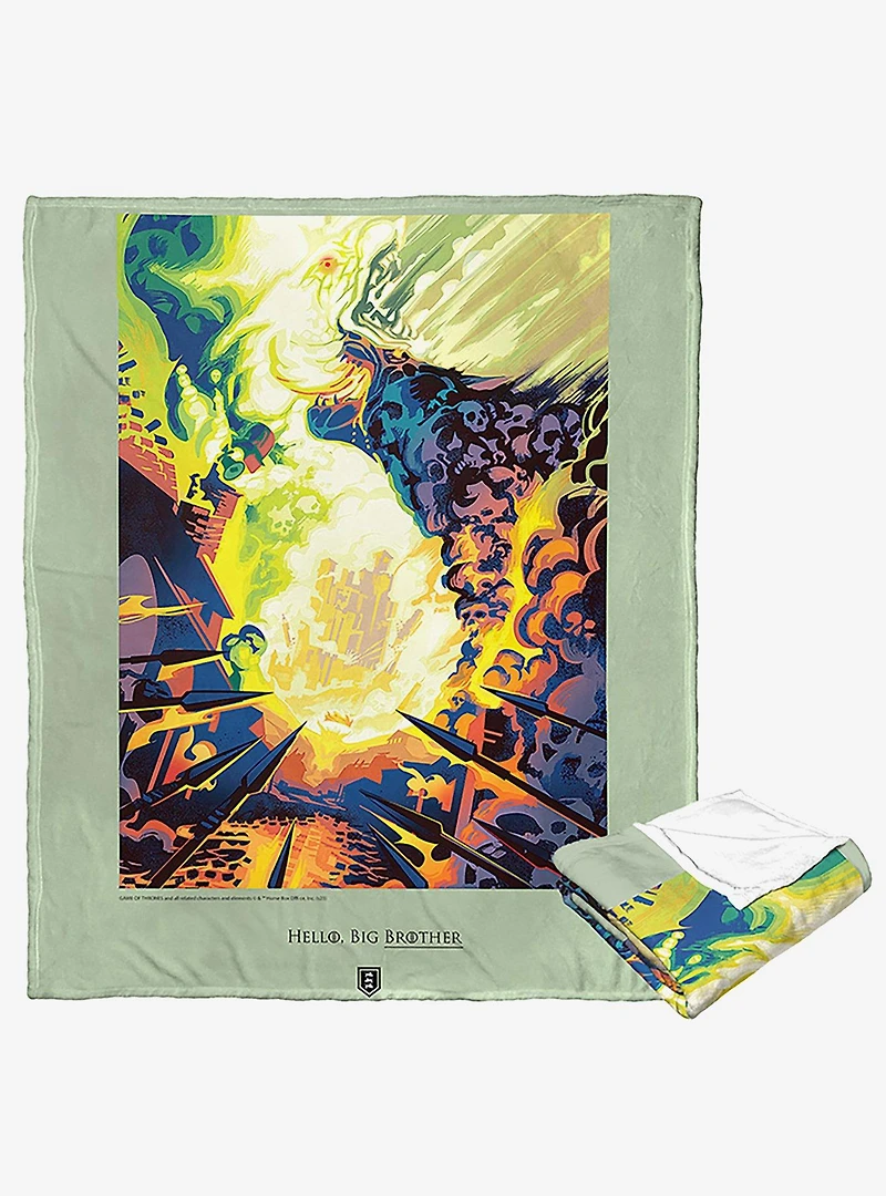 Game Of Thrones Hello Big Brother Silk Touch Throw Blanket