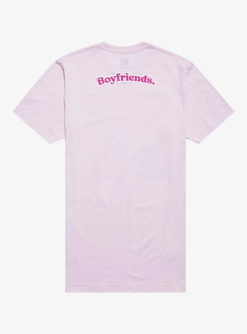 Boyfriends Nerd And Goth Picture Puff Print T-Shirt