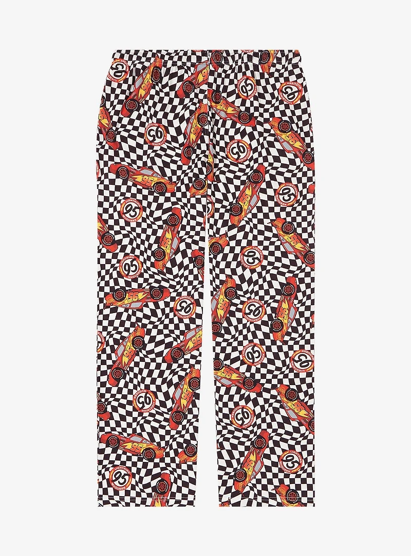 Disney Pixar Cars Lightning McQueen Racing Allover Print Sleep Pants - BoxLunch Exclusive