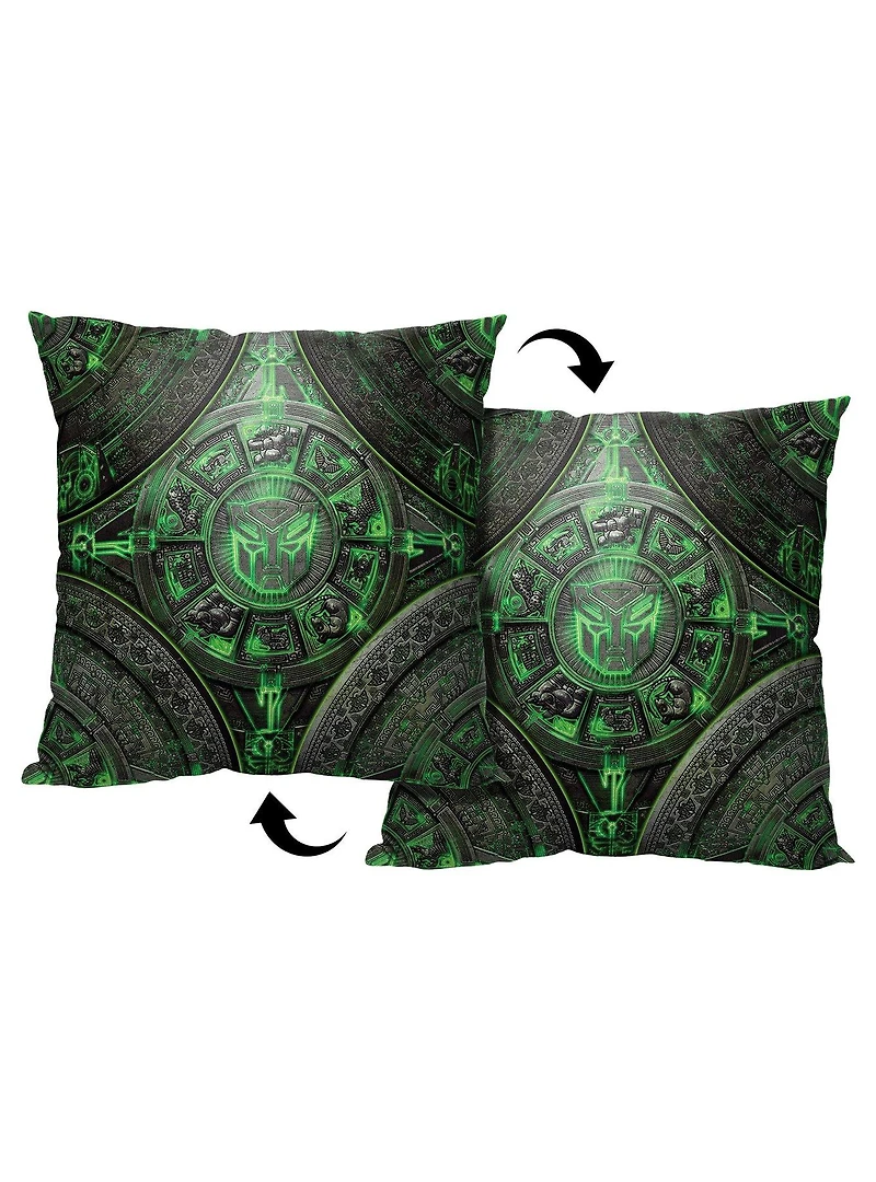 Transformers: Rise Of The Beasts Autobot Shield Pattern Printed Throw Pillow