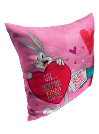 Looney Tunes Love Letter Printed Throw Pillow