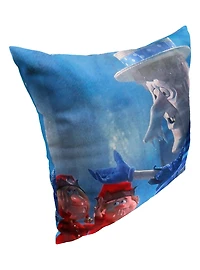 Year Without A Santa Claus In His Presence Printed Throw Pillow
