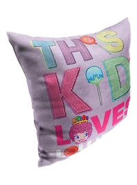 Candyland Love Lollipops Printed Throw Pillow