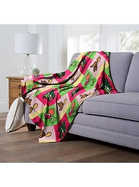 National Lampoon's Christmas Vacation Christmas Squares Silk Touch Throw Blanket