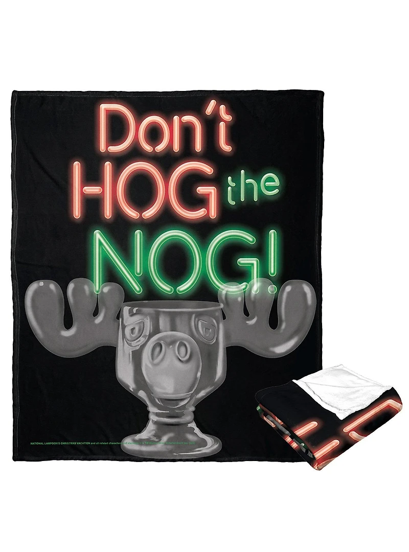 National Lampoon's Christmas Vacation Don'T Hog The Log Silk Touch Throw Blanket