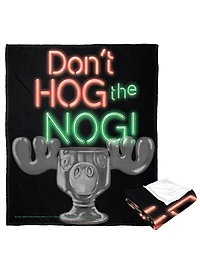 National Lampoon's Christmas Vacation Don'T Hog The Log Silk Touch Throw Blanket