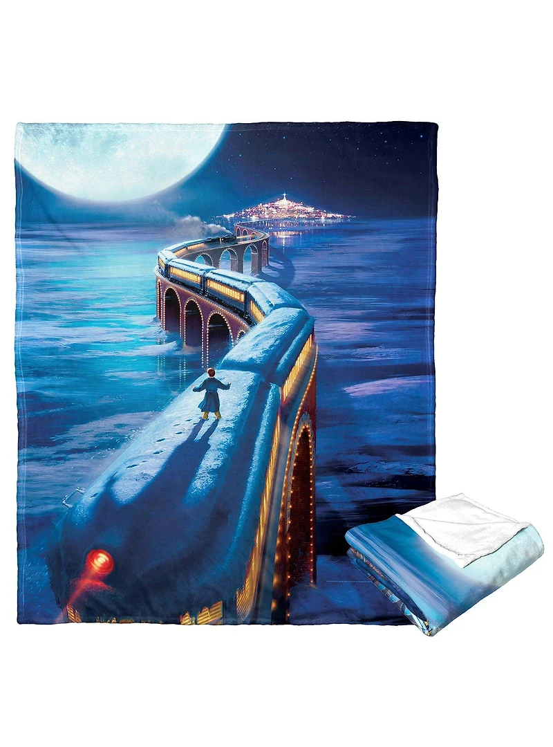 The Polar Express To The North Pole Silk Touch Throw Blanket