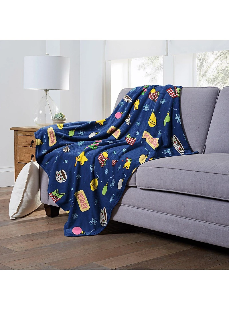 The Polar Express Aboard The Polar Express Silk Touch Throw Blanket