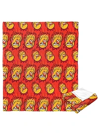 The Year Without A Santa Claus Flaming Mad Silk Touch Throw