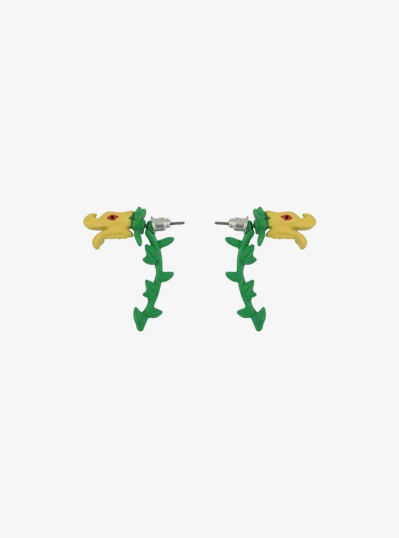 Coraline Snap Dragon Front/Back Earrings