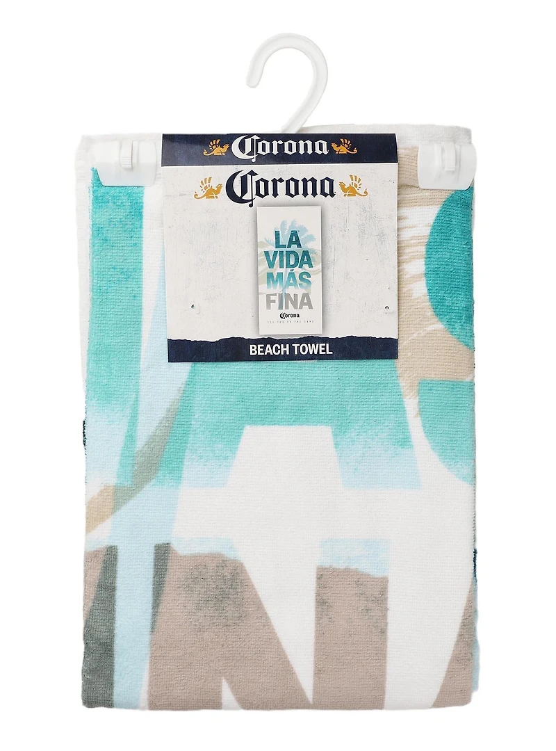 Corona Vida Palm Beach Towel