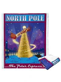 The Polar Express The North Pole Silk Touch Throw Blanket