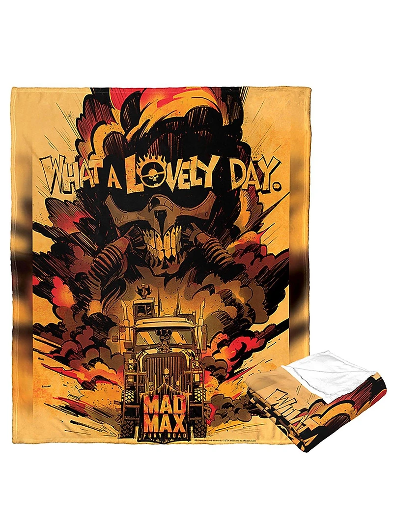 WB 100 Mad Max Fury Road What A Lovely Day Silk Touch Throw