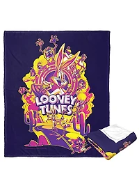 WB 100 Looney Tunes Whats Up Doc Multi Silk Touch Throw