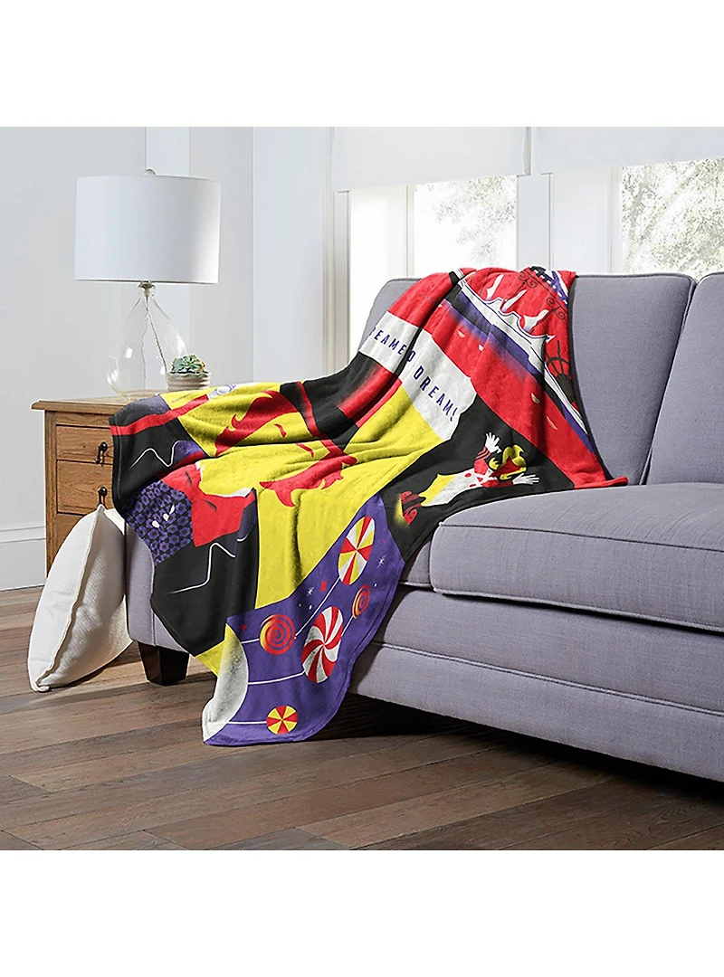 WB 100 Charlie And The Chocolate Factory Dreamer Of Dreams Silk Touch Throw
