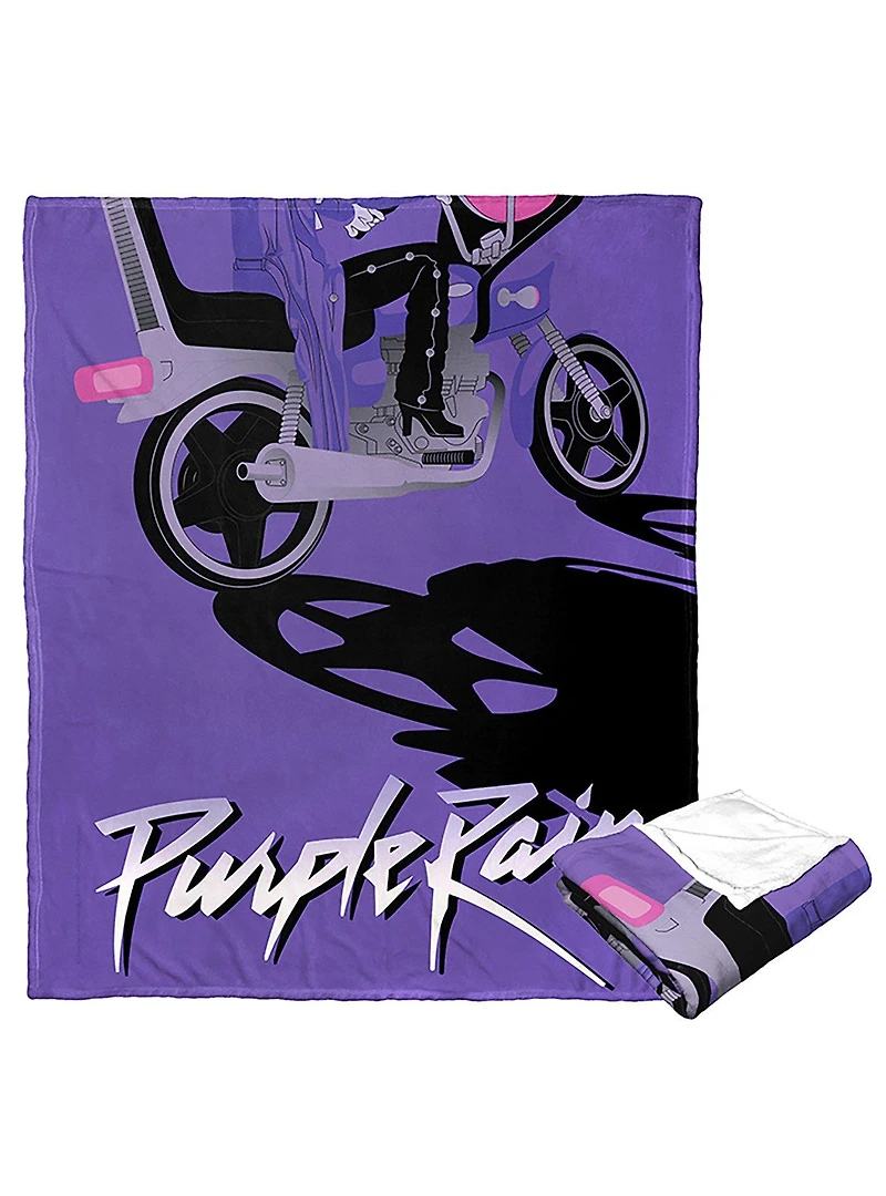WB 100 Purple Rain Sorrow Silk Touch Throw
