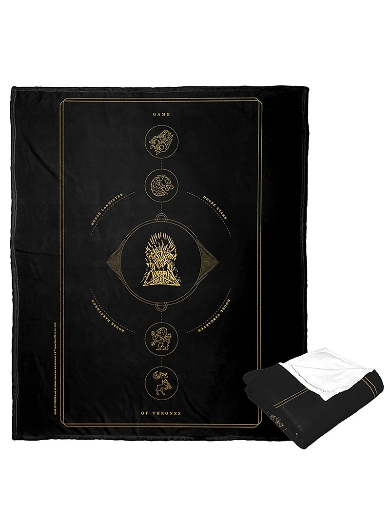 Game Of Thrones Houses For The Throne Silk Touch Throw Blanket