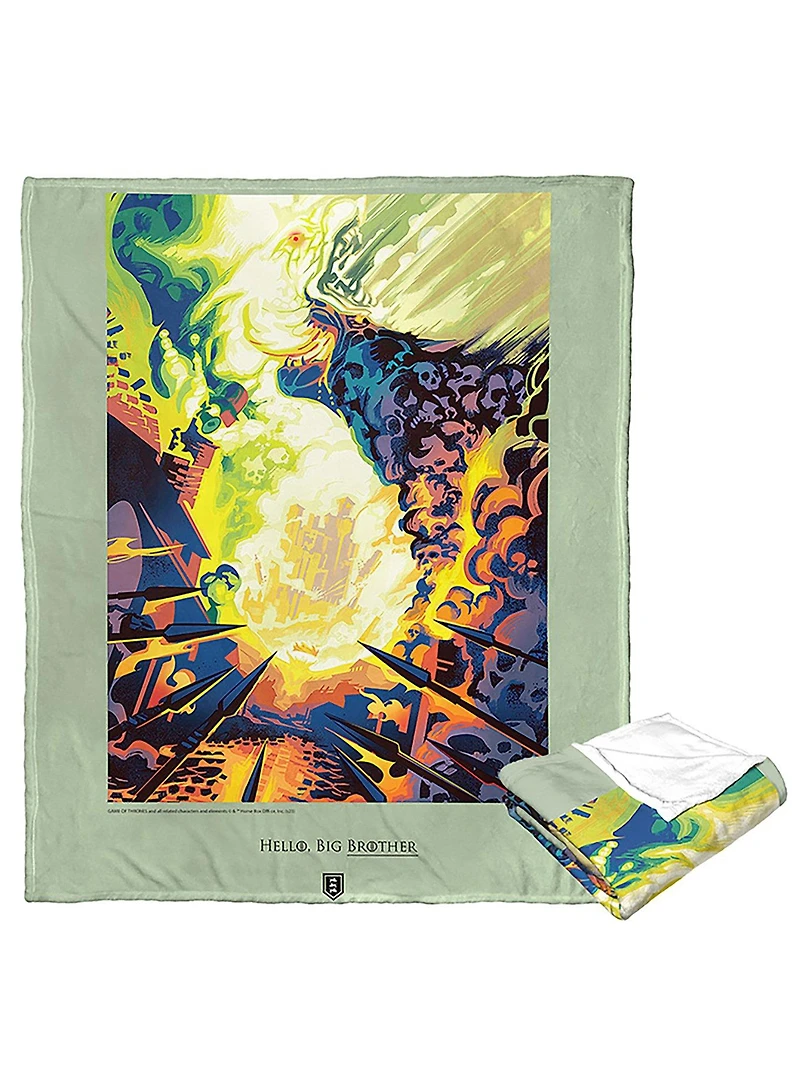 Game Of Thrones Hello Big Brother Silk Touch Throw Blanket