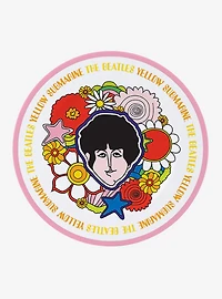 The Beatles Yellow Submarine Flowers Plate Set
