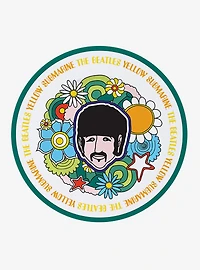 The Beatles Yellow Submarine Flowers Plate Set