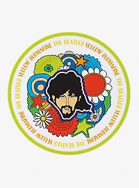 The Beatles Yellow Submarine Flowers Plate Set