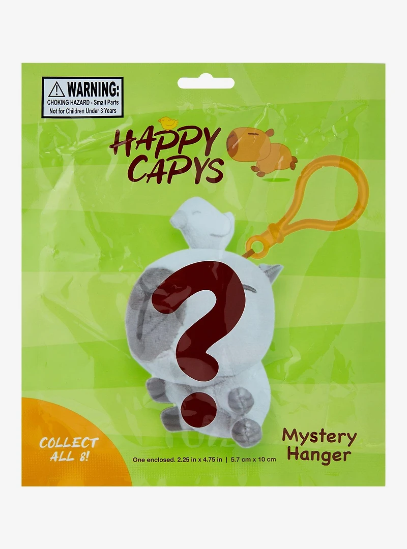 Happy Capys Blind Bag Plush Keychain - BoxLunch Exclusive