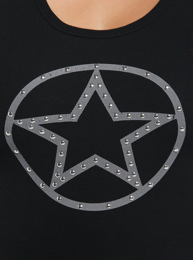 Sheriff Star Girls Tank Top Plus Size