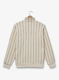 Disney Mickey Mouse Golf Striped Quarter-Zip Sweatshirt - BoxLunch Exclusive