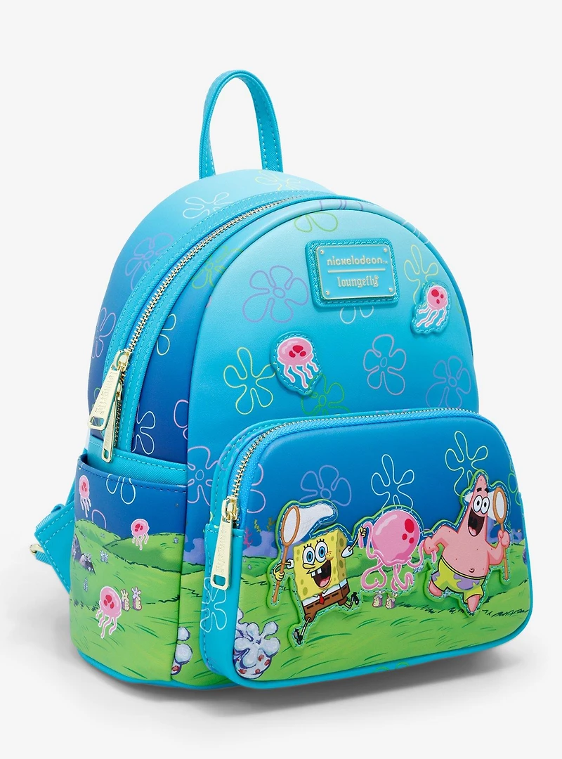 Loungefly SpongeBob SquarePants Patrick & SpongeBob Jellyfishing Mini Backpack - BoxLunch Exclusive
