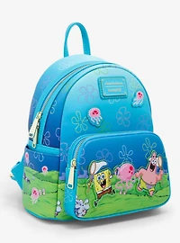 Loungefly SpongeBob SquarePants Patrick & SpongeBob Jellyfishing Mini Backpack - BoxLunch Exclusive