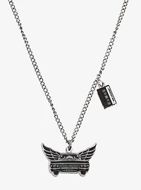 Supernatural Baby Wings Cassette Charm Necklace