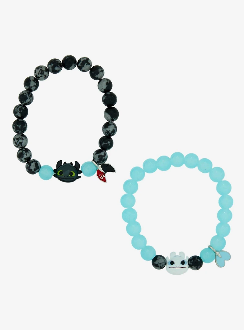 How To Train Your Dragon Toothless & Light Fury Best Friend Bracelet Set