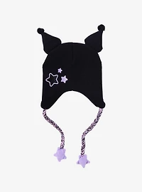 Kuromi Star Pom Tassel Beanie