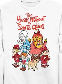 The Year Without a Santa Claus Logo Group Girls Oversized Sweatshirt