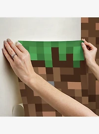 Minecraft Blocks Peel and Stick Wallpaper Mural