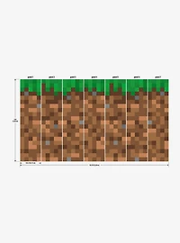 Minecraft Blocks Peel and Stick Wallpaper Mural