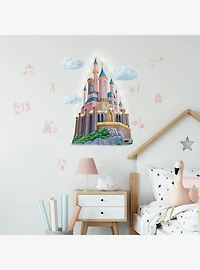 Disney Princess Castle XL Giant Wall Decals with String Lights