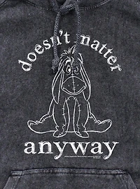 Winnie The Pooh Moody Eeyore Mineral Wash Hoodie