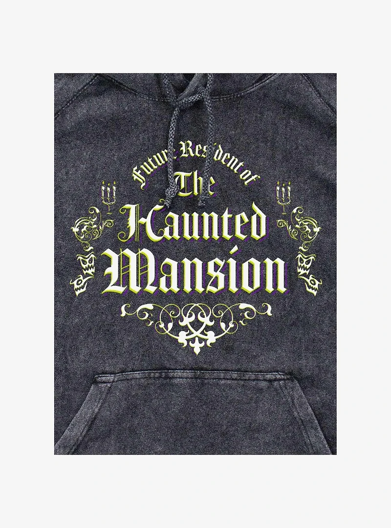 Disney Haunted Mansion Future Resident Mineral Wash Hoodie