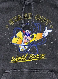 Disney A Goofy Movie Above The Crowd Powerline Mineral Wash Hoodie