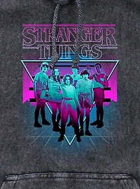 Stranger Things Group Mineral Wash Hoodie