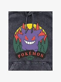 Pokemon Gengar Attack Mineral Wash Hoodie