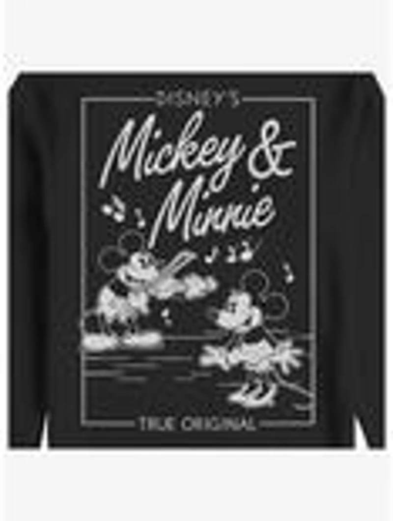 Disney Mickey Mouse & Minnie Music Cover Mineral Wash Hoodie