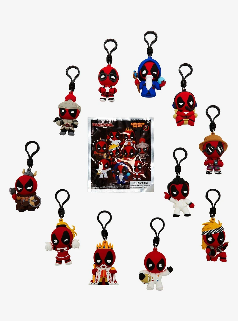 Marvel Deadpool Series 6 Blind Bag Figural Keychain