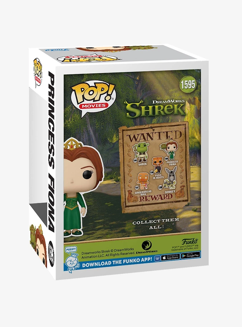 Funko Pop! Movies DreamWorks 30th Anniversary Shrek Princess Fiona with Frog Balloon Vinyl Figure