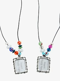 Photo Frame Best Friend Necklace Set